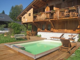 Chambre d'hôte avec balnéo 'L'epilobe - chambre d'hôtes de charme à samoëns (74)' à Samoëns
