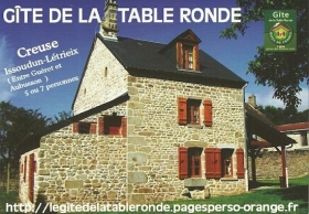 Gîte rural 'Gite de la table ronde' à Issoudun -létrieix