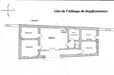 Gîte rural 'Abbaye de septfontaines' à Andelot