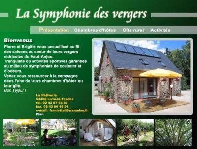 Gîte rural 'La symphonie des vergers' en Mayenne