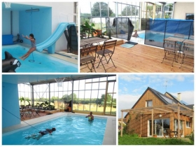 Grand Gîte 'Grand Gîte avec piscine' à Heric