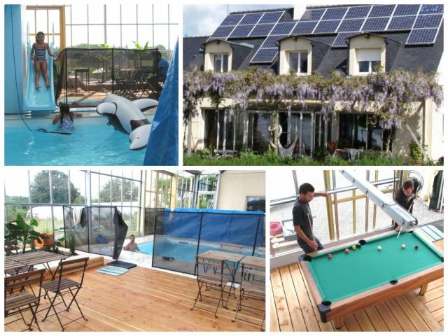 Maison en pleine nature 'Gite de groupe avec piscine en campagne près de nantes' à Heric