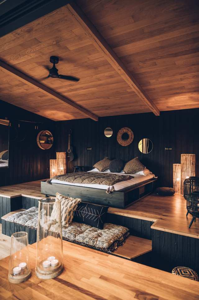 Cabane spa pella roca