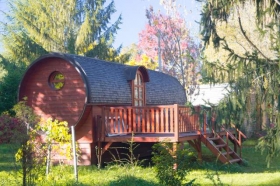 Cabane dans les arbres 'Domaine ecÔtelia' à Le nizan