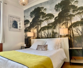 Chambre la pétale de rose