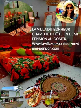 Chambre d’hote 'Chambre dhote en demi pension la villa du bonheur' à Gosier