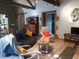Maison individuelle au village pitoresque 'La Bascule' à Montesquiou