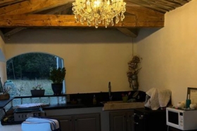 Chambre ,lit 160 Salle de bain avec grande douche à l'Italienne ,Dressing 'Villa luigi en provence' à Saint cannat