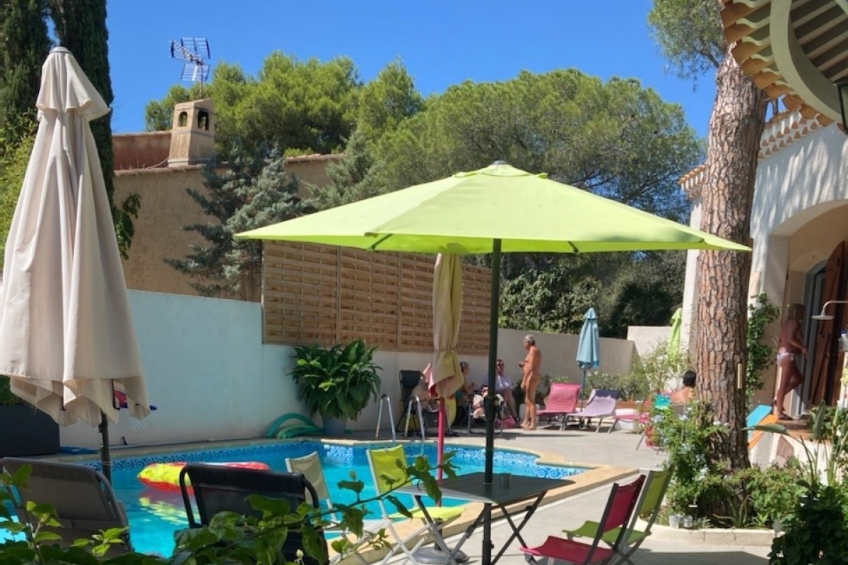 Chambres d'hôtes naturistes 'Villa paulana' à Cap d'agde