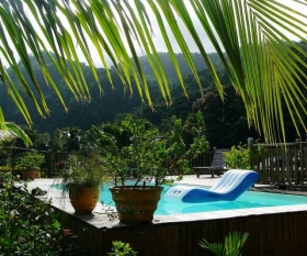 Chambre d'hôte 'El Relais de la Maison Rousse ' à Fonds st denis (martinique)