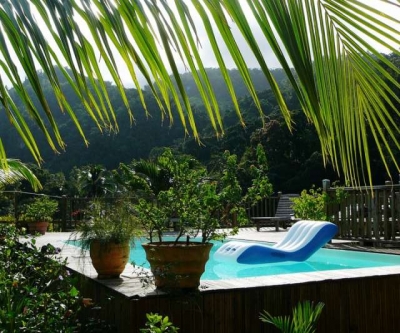 Chambre d'hôte 'El Relais de la Maison Rousse ' à Fonds st denis (martinique)