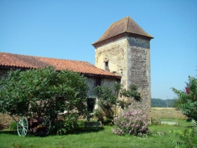 Chambre d'hôte 'Domaine de benauge' à Renung