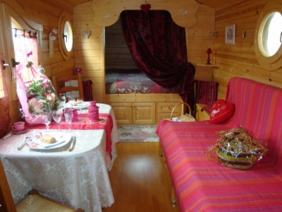 Chambre d'hôte 'La roulotte des 4 saisons' en Indre