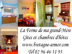 Chambre d'hôtes 'La ferme de ma Grand-Mère lannion  perros-guirec  ploumanac'h GR34' à Lannion