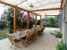 Chambre d'hôte 'Les palmiers' à Aghione